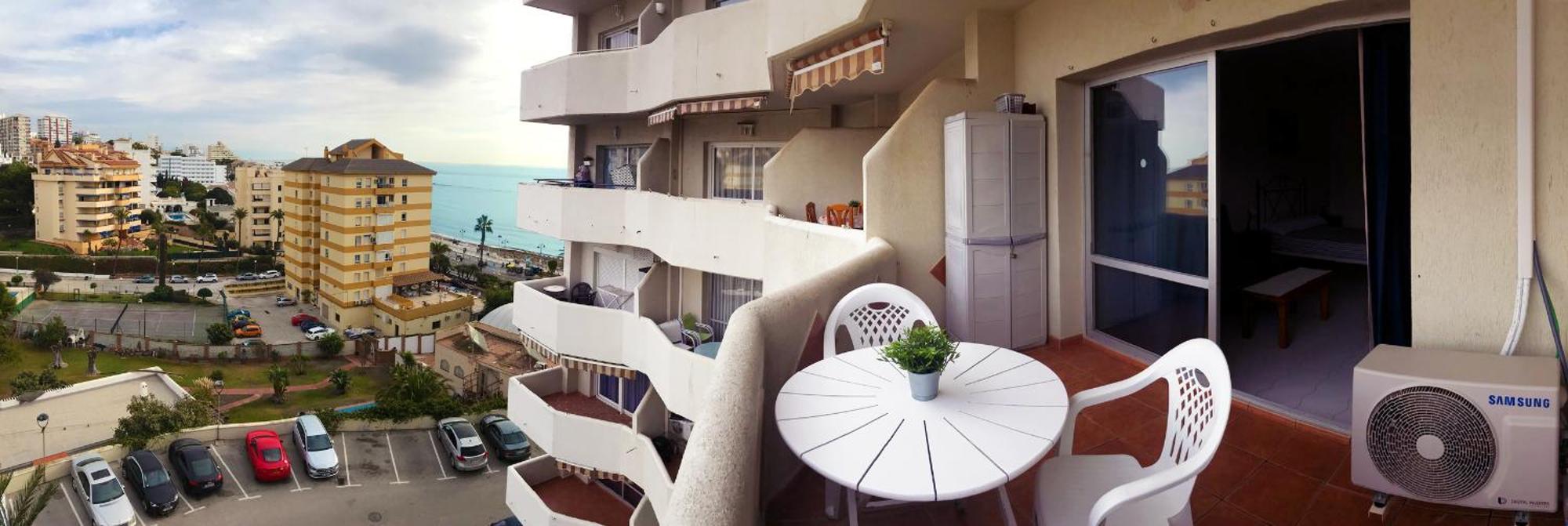 Benal Beach Suite Ii, Estudio Con Parque Acuatico Y Vistas Al Mar. Benalmadena Ngoại thất bức ảnh